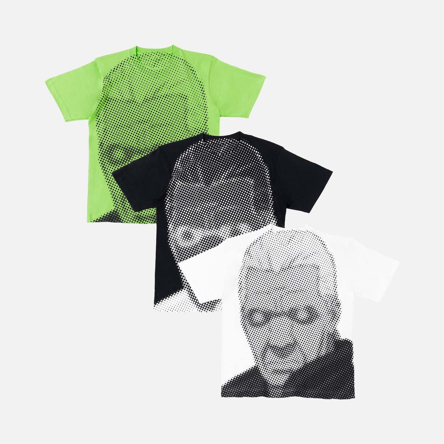 th products×攻殻機動隊 PIXEL OVERPRINT TEE / BATOU：税込 1万2100円