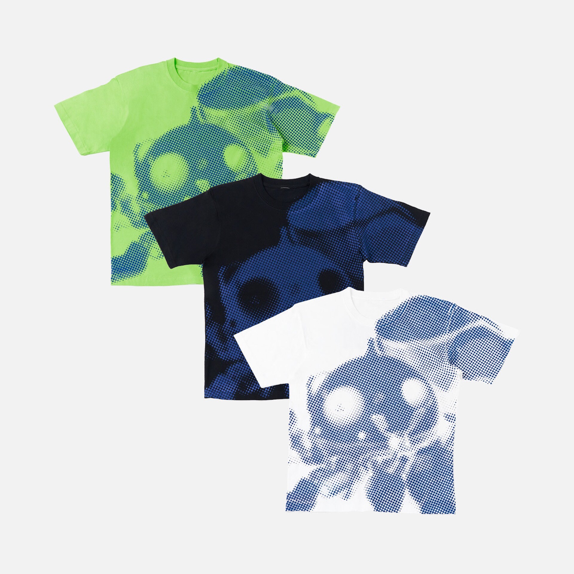 th products×攻殻機動隊 PIXEL OVERPRINT TEE / BATOU：税込 1万2100円