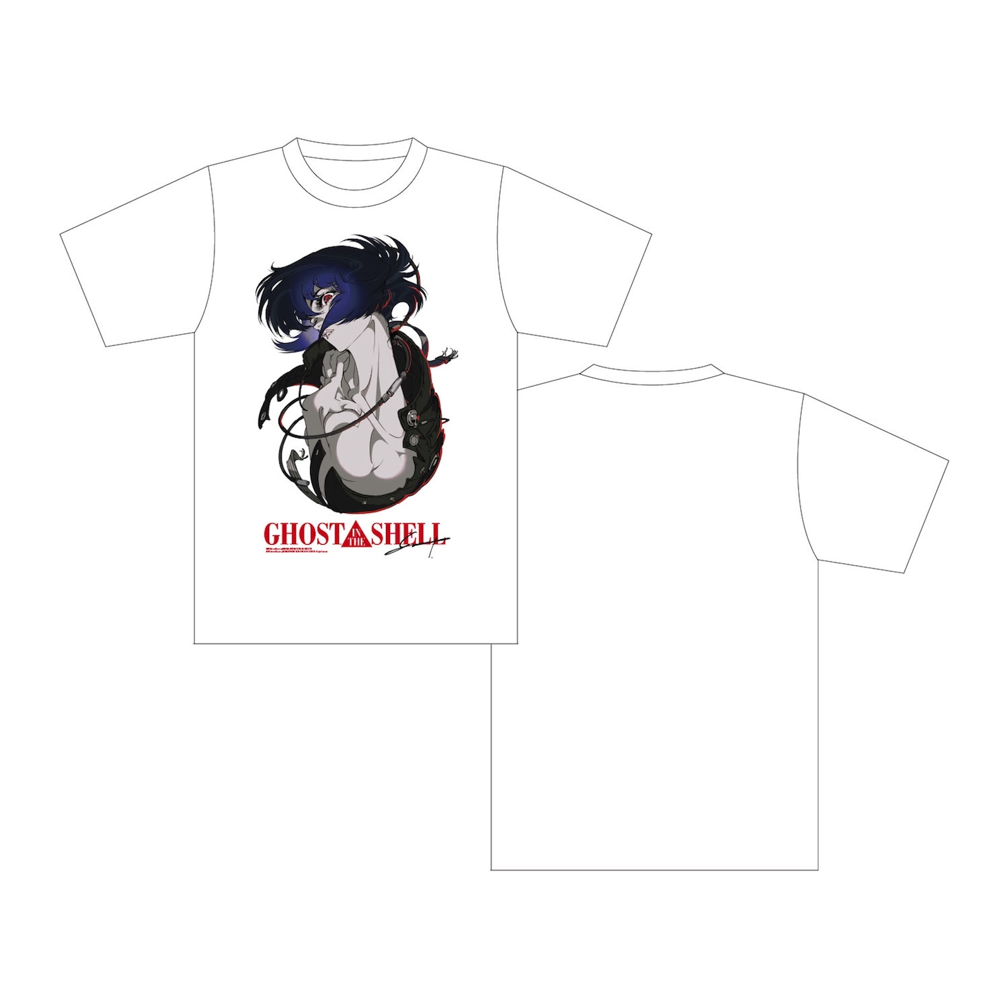 米山舞×攻殻機動隊 Tシャツ（M / L / XL）：税込 8250円