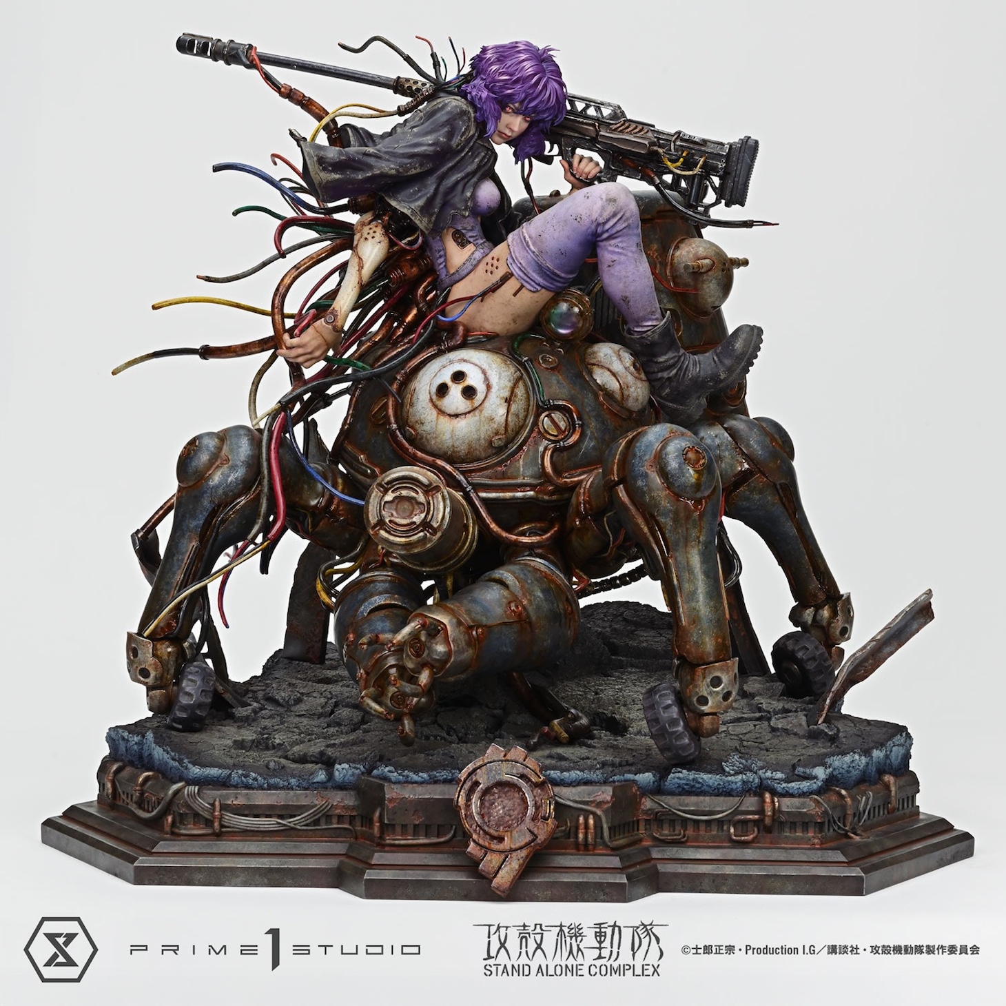 プライム1スタジオ×攻殻機動隊 草薙 素子＆タチコマ Art by エンテイ・リュウ キャラクターカラーVer.：税込 29万6890円