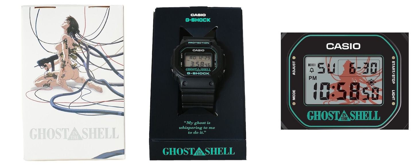 G-SHOCK×攻殻機動隊 攻殻機動隊×G-SHOCK DW-5600：税込 1万5400円