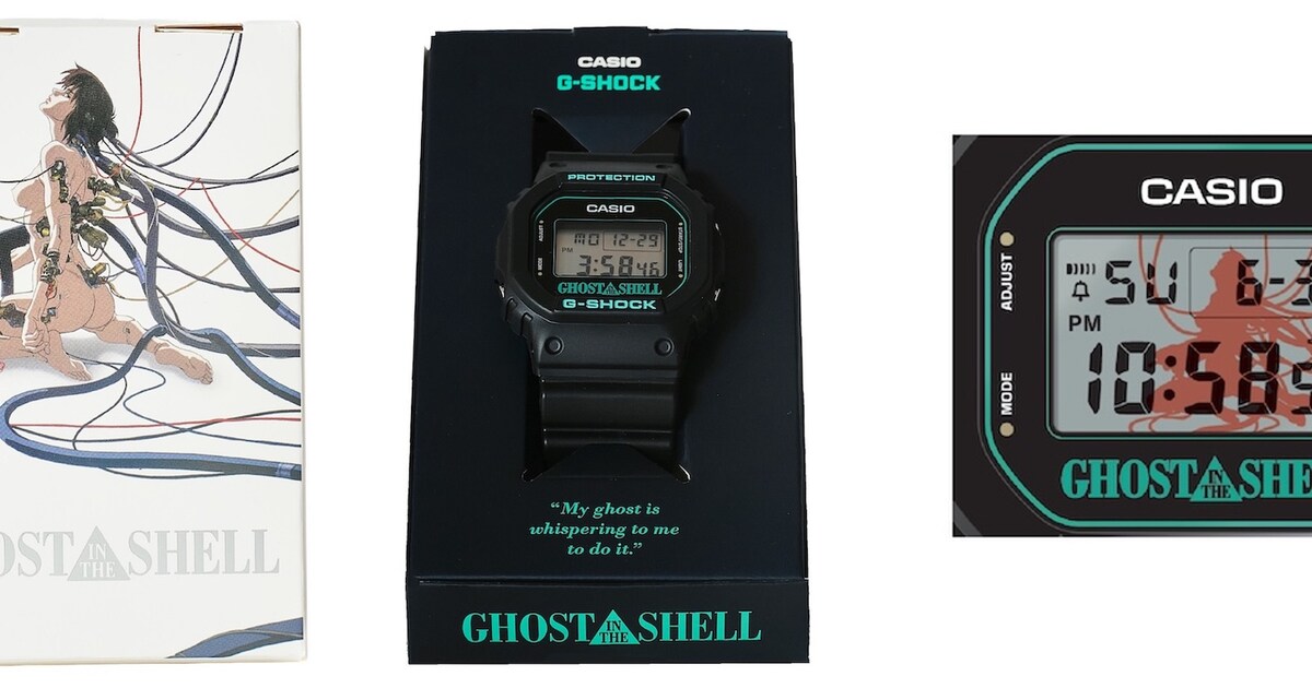 G-SHOCK×攻殻機動隊 攻殻機動隊×G-SHOCK DW-5600：税込 1万5400円 