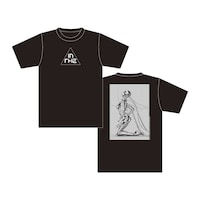 空山基×攻殻機動隊 Tシャツ（M / L / XL）：税込 8250円