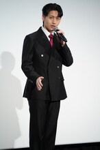 映画「教場 Requiem」初日舞台挨拶より、猪狩蒼弥