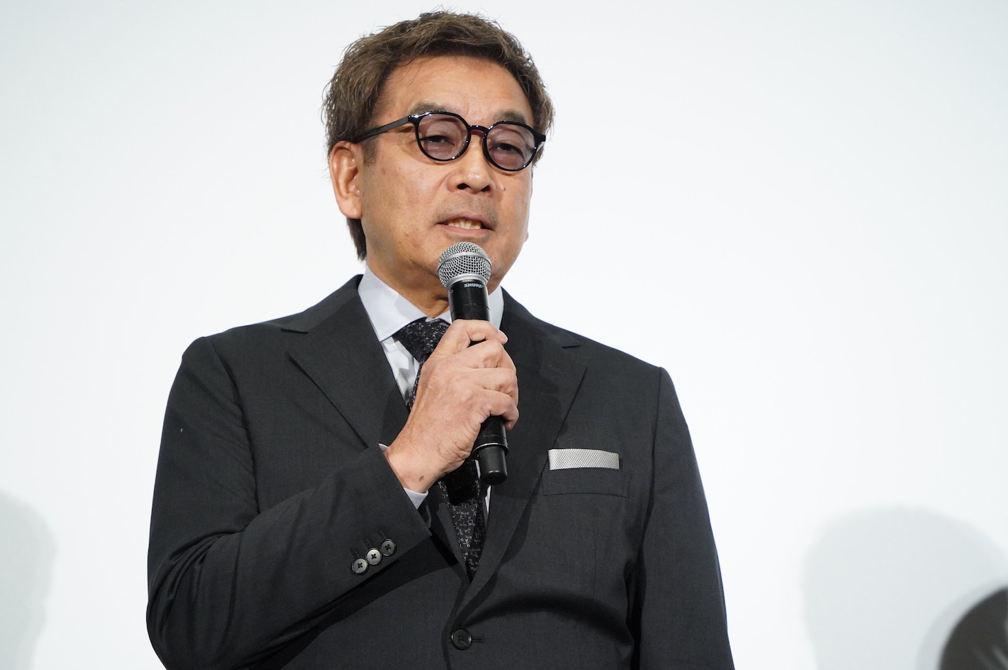 映画「教場 Requiem」初日舞台挨拶より、中江功