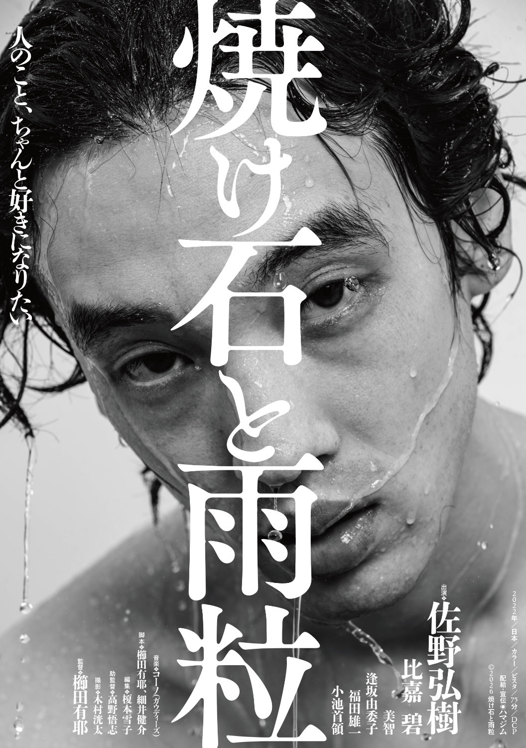 「焼け石と雨粒」ポスタービジュアル
