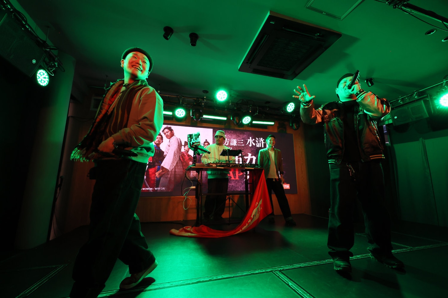 「連続ドラマ 北方謙三 水滸伝 presents 呂布カルマ RAP梁山泊」の様子