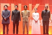 左から眞栄田郷敦、玉木宏、山﨑賢人、山田杏奈、舘ひろし