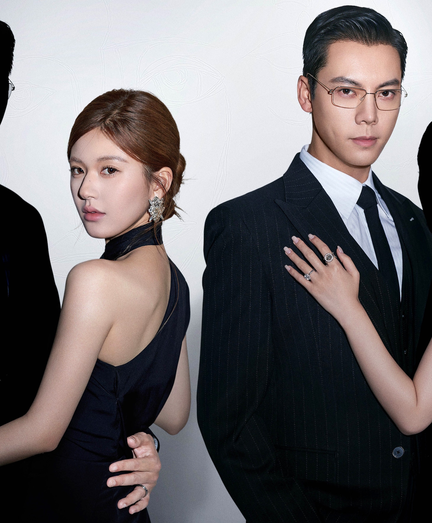 「私の完璧な結婚」の邦題で4月23日より日本初放送される中国ドラマ「許我耀眼」。左からチャオ・ルースー（趙露思）演じる許妍、ウィリアム・チャン（陳偉霆）演じる沈皓明