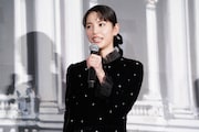 「パリに咲くエトワール」完成披露試写会に登壇した當真あみ