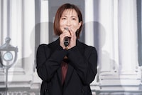 「パリに咲くエトワール」完成披露試写会に登壇した名塚佳織