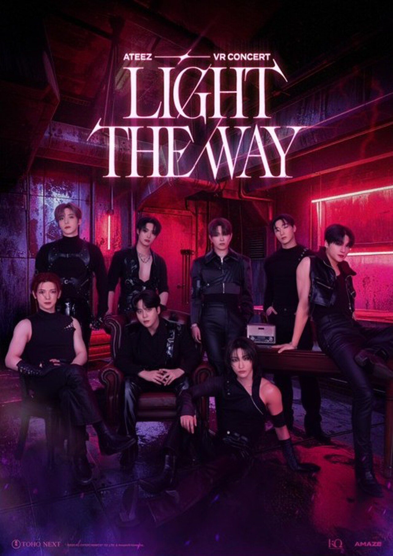 ATEEZ VR CONCERT : LIGHT THE WAY」ビジュアル ©2025 KQ
