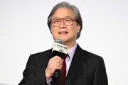 映画「しあわせな選択」ジャパンプレミアに登壇したパク・チャヌク