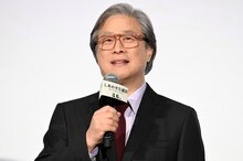 映画「しあわせな選択」ジャパンプレミアに登壇したパク・チャヌク