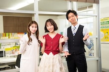 ドラマ「あざとかわいいワタシが優勝」キャスト。左から桜井玲香、大友花恋、船津稜雅