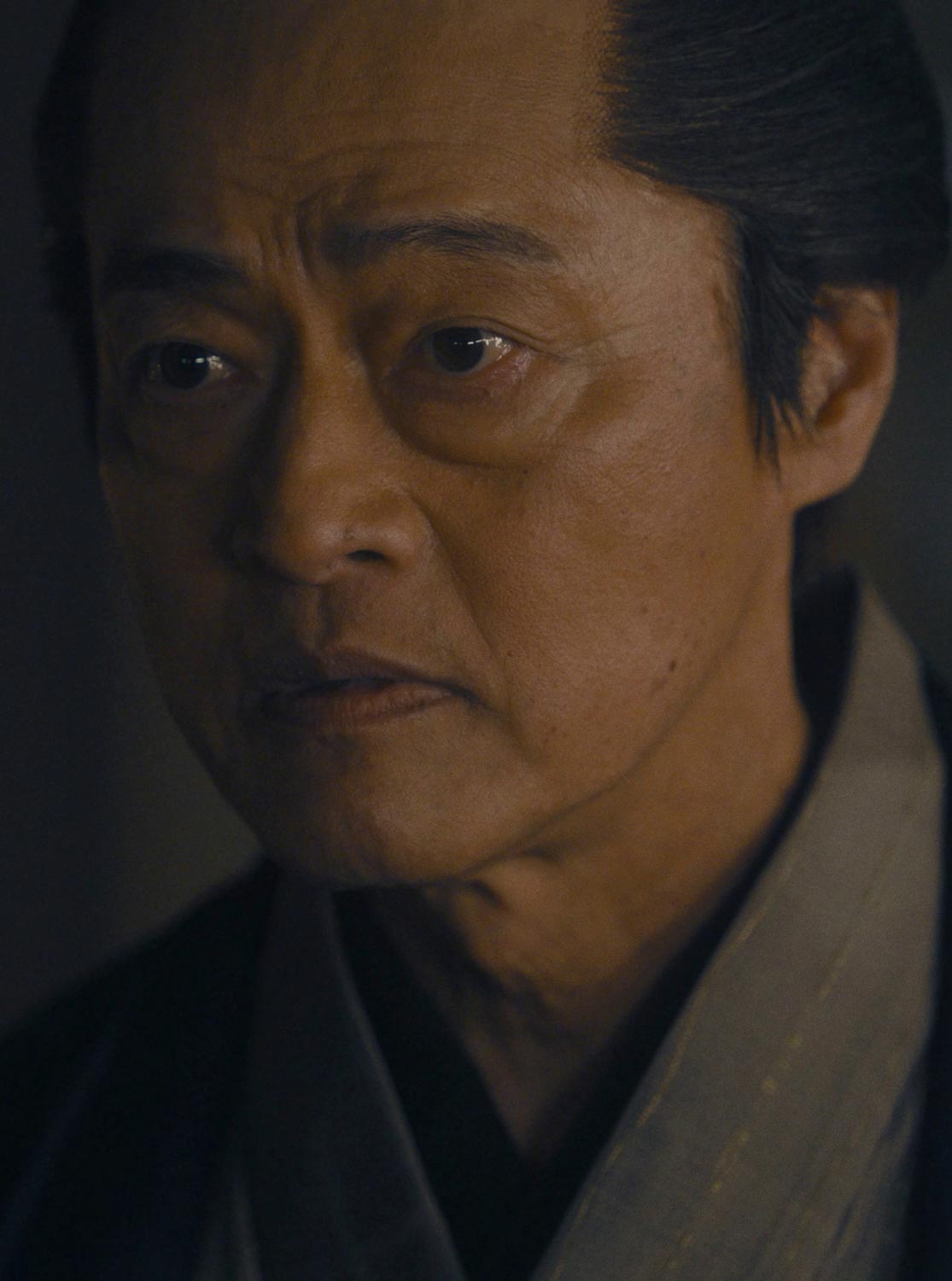 長谷川博己主演の時代劇「眠狂四郎」より、神保悟志演じる備前屋