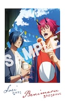 「劇場版 転生したらスライムだった件 蒼海の涙編」入場者特典第2弾の描き下ろしフォト風カード（ベニマル＆ソウエイ / 全4種ランダム）