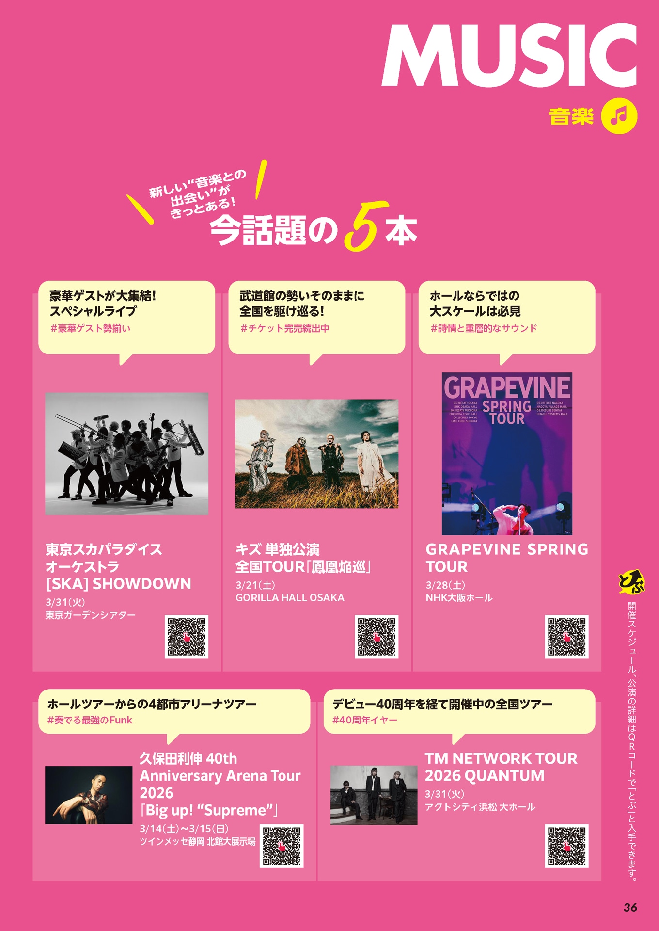 音楽の扉ページ