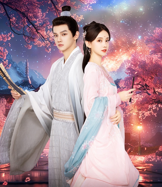 中国ドラマ「命書執筆～運命を書き換える恋と覚醒～」ビジュアル。左からイエ・ションジア（葉盛佳）演じる陸淮、リー・ムーチェン（李沐宸）演じる蘇雲 ©︎Shenzhen Tencent Computer Co.,Ltd