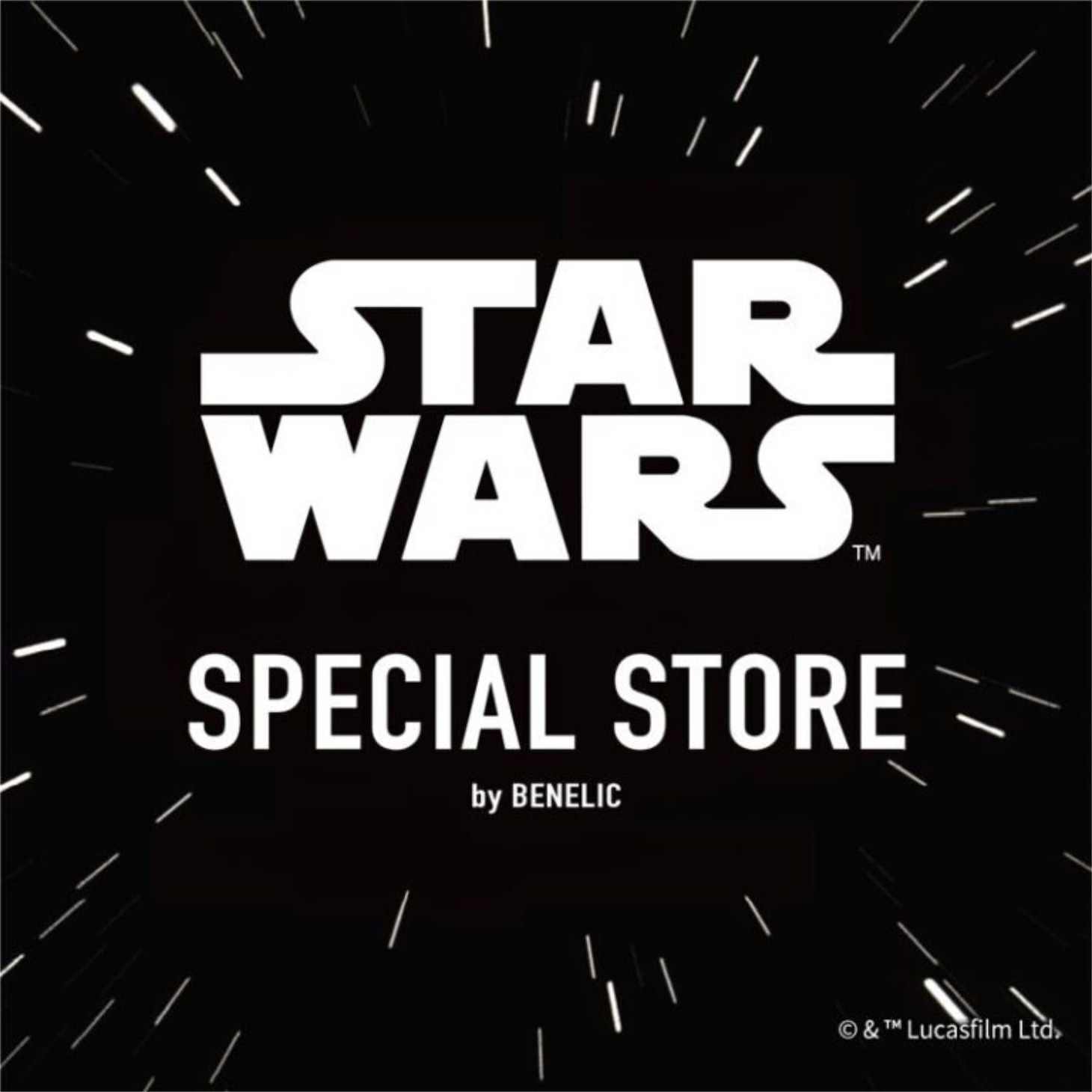 池袋PARCOにオープンする「STAR WARS SPECIAL STORE by BENELIC」告知画像