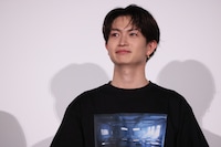 東京・TOHOシネマズ 日比谷で行われた「教場 Reunion / Requiem」一気見上映の舞台挨拶に登壇した綱啓永