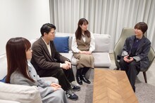 左から高橋眞智子（共同テレビ）、佐井大紀（TBSテレビ）、南野彩子（NHK）、加瀬未奈（テレビ東京）