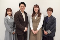 左から高橋眞智子（共同テレビ）、佐井大紀（TBSテレビ）、南野彩子（NHK）、加瀬未奈（テレビ東京）