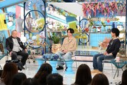 「A-Studio+」3月13日放送回の様子。左から笑福亭鶴瓶、永瀬廉、藤ヶ谷太輔
