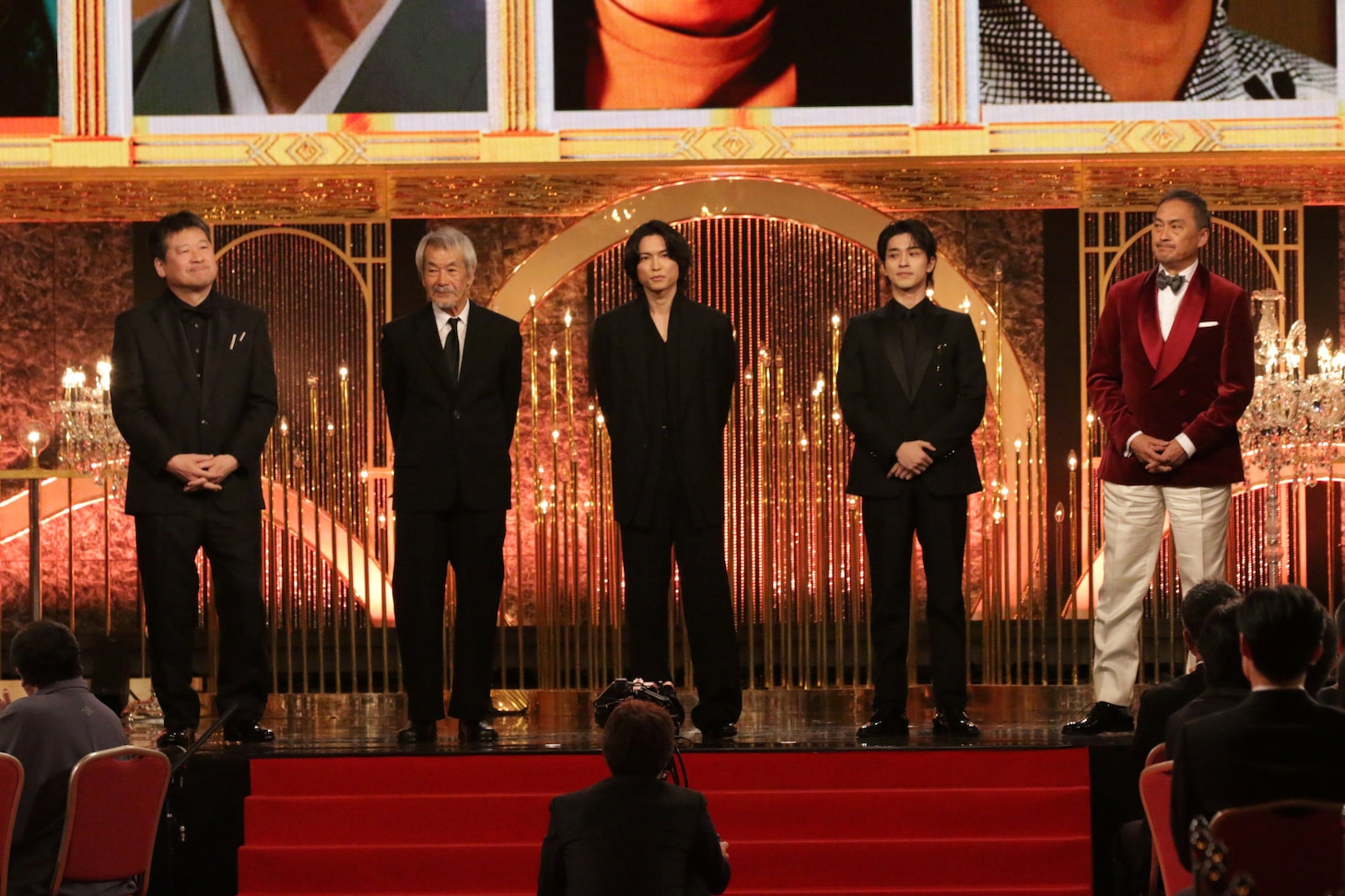 第49回日本アカデミー賞授賞式より、優秀助演男優賞の受賞者たち ©︎日本アカデミー賞協会