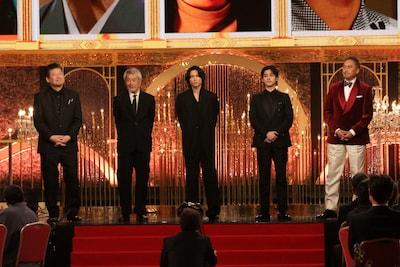 第49回日本アカデミー賞授賞式より、優秀助演男優賞の受賞者たち ©︎日本アカデミー賞協会