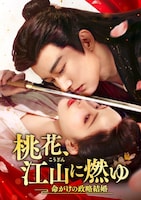 リウ・シュエイー（劉学義）とモン・ズーイー（孟子義）が共演したロマンス時代劇「桃花、江山に燃ゆ～命がけの政略結婚～」ビジュアル