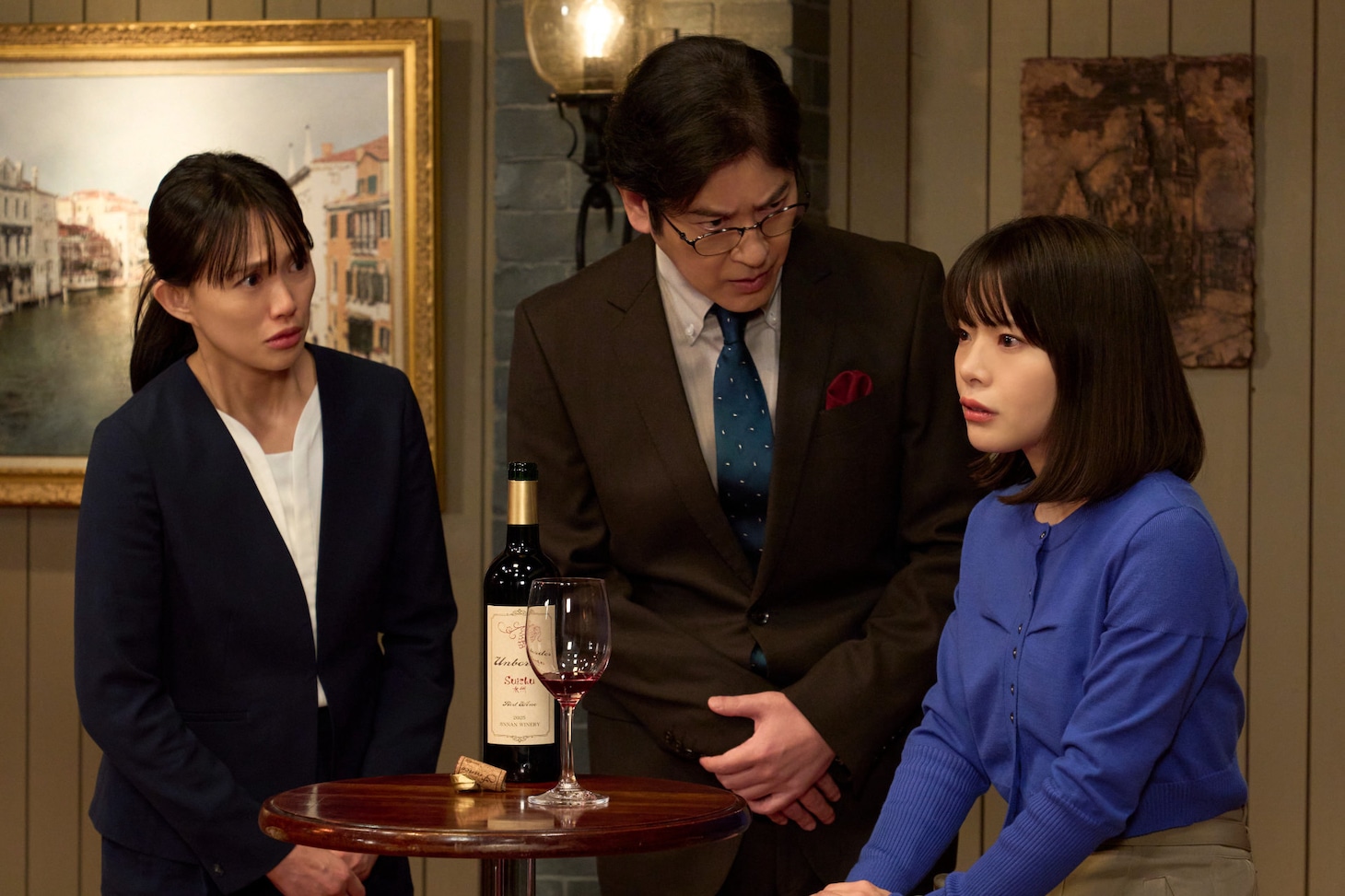 「LIFE！春」より。岸井ゆきの（右）が一風変わったワインジャーナリストを演じた「言い表せぬ味」