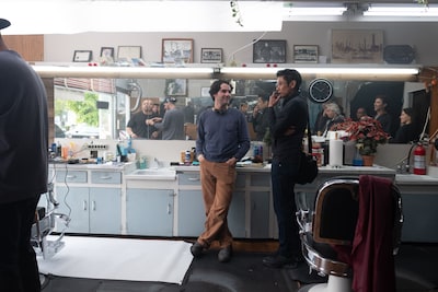 「スマッシング・マシーン」メイキング写真