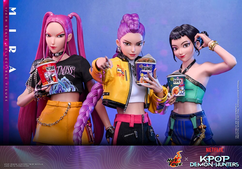 KPOPガールズ! デーモン・ハンターズ」ルミ、ミラ、ゾーイがフィギュア