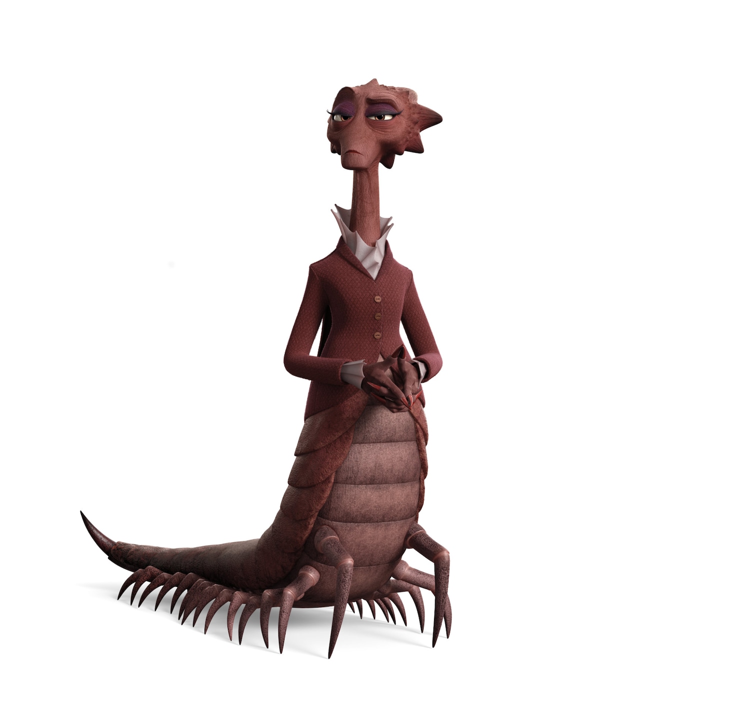 「モンスターズ・ユニバーシティ」より、ハードスクラブル。モンスターズ・ユニバーシティの学長で、一世を風靡した伝説の怖がらせ屋。徹底した実力主義で学生を評価する