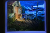 宮﨑駿のパノラマボックス「崖の上のポニョ／怪船あらわる」