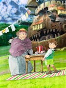 宮﨑駿のパノラマボックス「ハウルの動く城／お茶にしましょう」