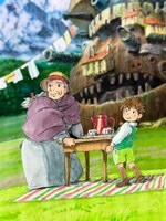 宮﨑駿のパノラマボックス「ハウルの動く城／お茶にしましょう」