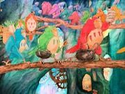 宮﨑駿のパノラマボックス「君たちはどう生きるか／インコ帝国」