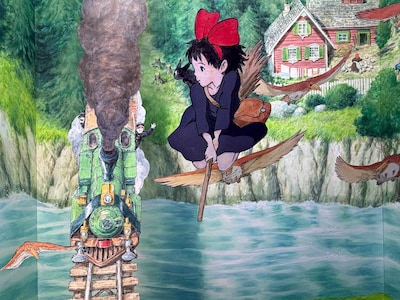 宮﨑駿のパノラマボックス「魔女の宅急便／オーイあぶないよ」