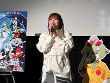 3月14日の岡山・イオンシネマ岡山での舞台挨拶より、泊明日菜