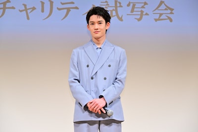 「90メートル」舞台挨拶付きチャリティ上映会に登壇した山時聡真