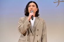 「90メートル」舞台挨拶付きチャリティ上映会に登壇した中川駿