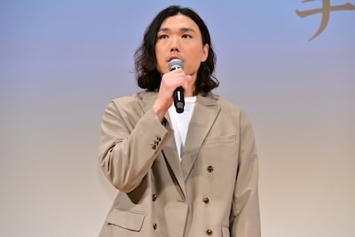 「90メートル」舞台挨拶付きチャリティ上映会に登壇した中川駿