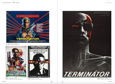 「SF映画ポスター・コレクション ’60s - ’80s」より、「ターミネーター」のチェコ版のポスター（右）