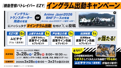 「機動警察パトレイバー EZY File 1」キャンペーン情報