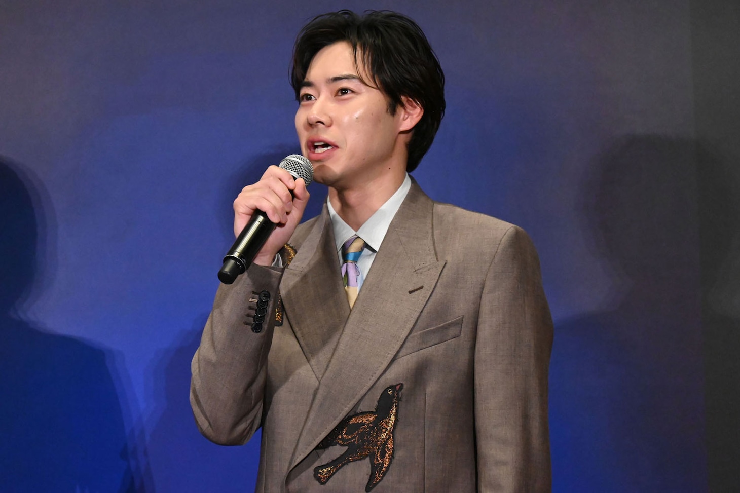 映画「SAKAMOTO DAYS」完成披露試写会にて、眞霜平助役の戸塚純貴