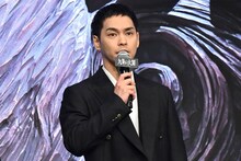 Netflixシリーズ「九条の大罪」配信直前イベントにて、九条間人役の柳楽優弥