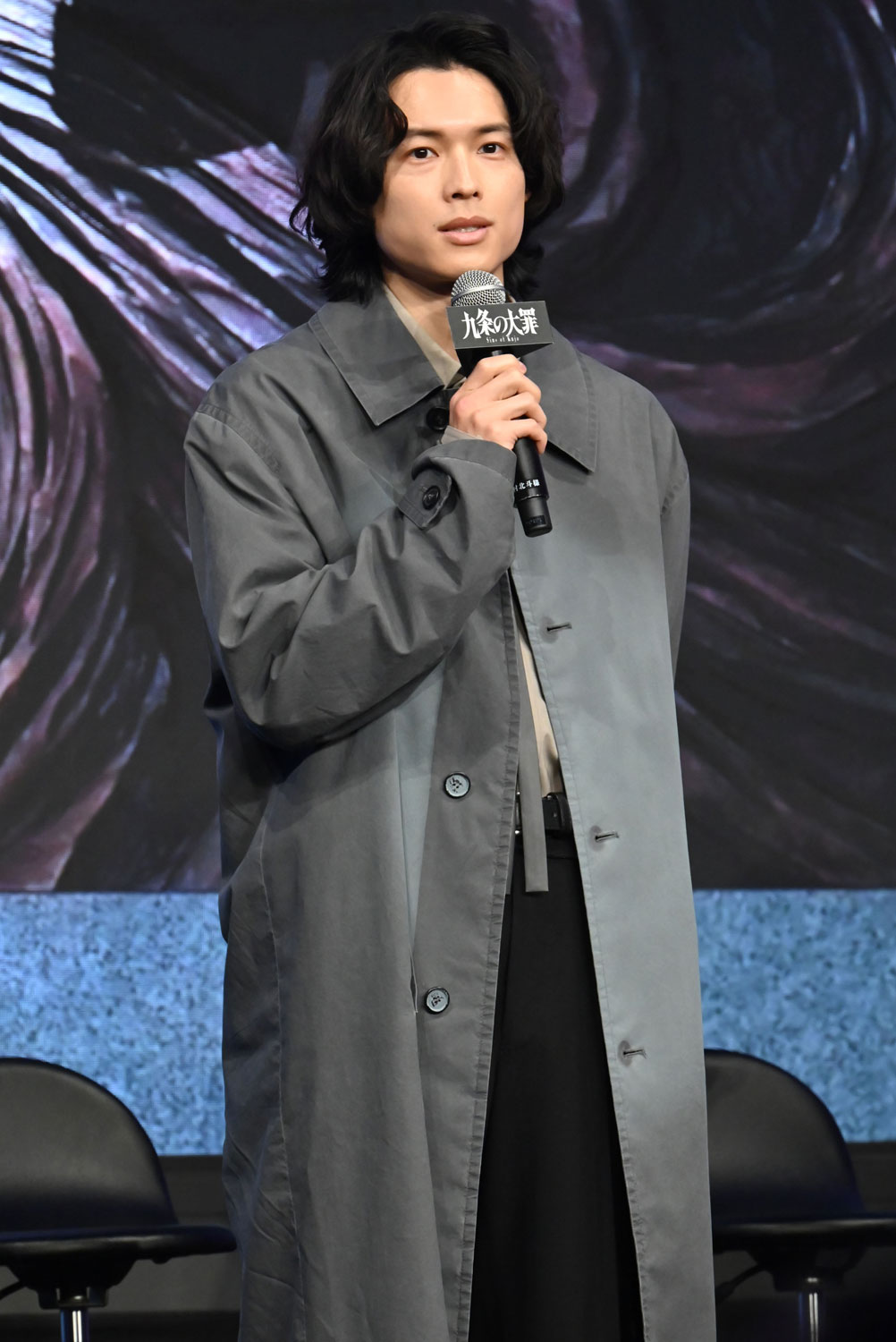 Netflixシリーズ「九条の大罪」配信直前イベントにて、烏丸真司役の松村北斗