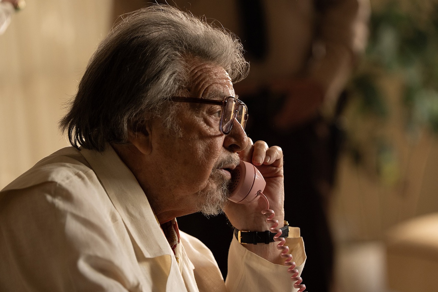 「デッドマンズ・ワイヤー」場面写真。アル・パチーノが不動産投資会社の社長M・L・ホールを演じた